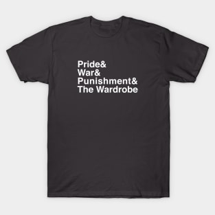 Pride & War & Punishment & The Wardrobe Literary Mashup T-Shirt